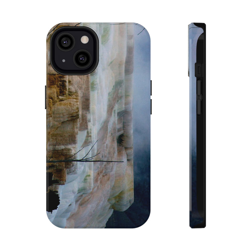 Phone Case - Mammoth Hot Springs Yellowstone - My Blu Horizon