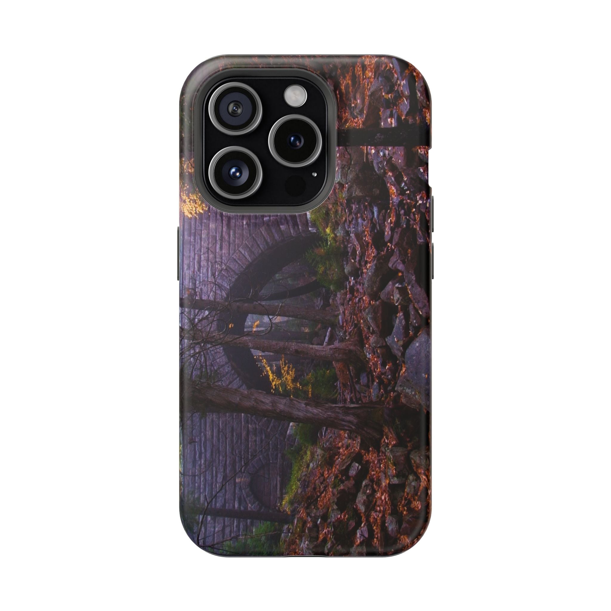 Iphone MagSafe Case - Hemlock Bridge Leaf Peeping, Acadia  - My Blu Horizon