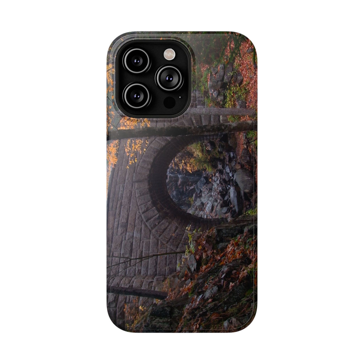 Phone Case  | Waterfall Bridge Fall | Acadia National Park | My Blu Horizon