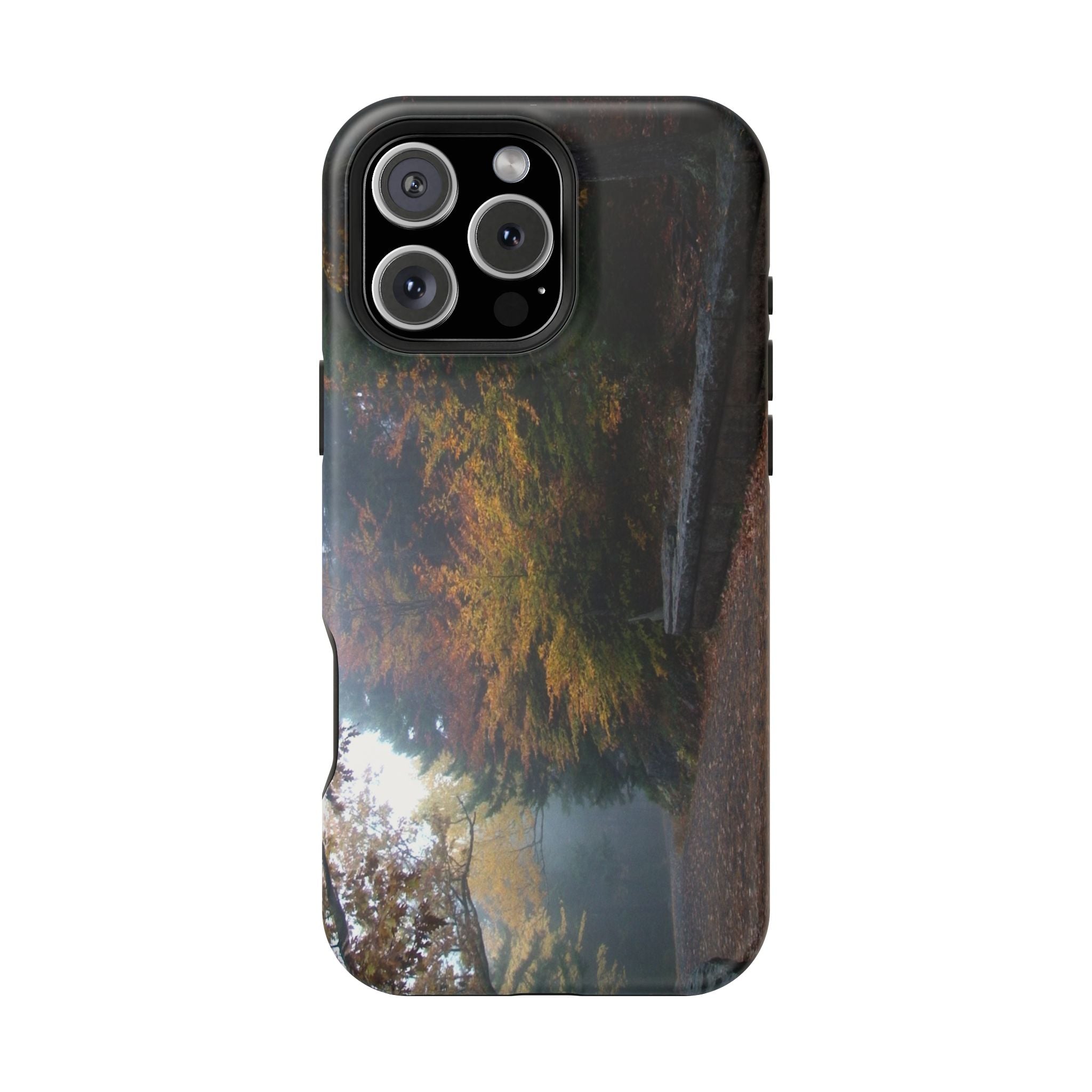 iPhone MagSafe Case | Waterfall Bridge Carriage Road | Acadia National Park | My Blu Horizon