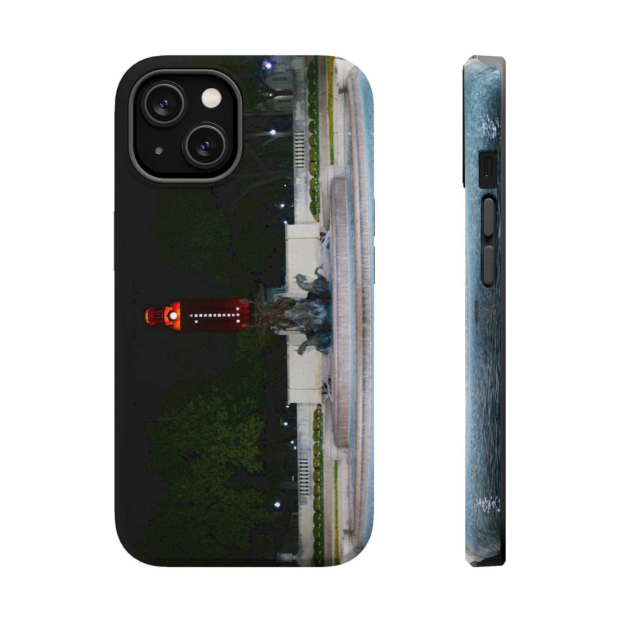 Iphone MagSafe Case - Littlefield Fountain, Texas Longhorns - My Blu Horizon