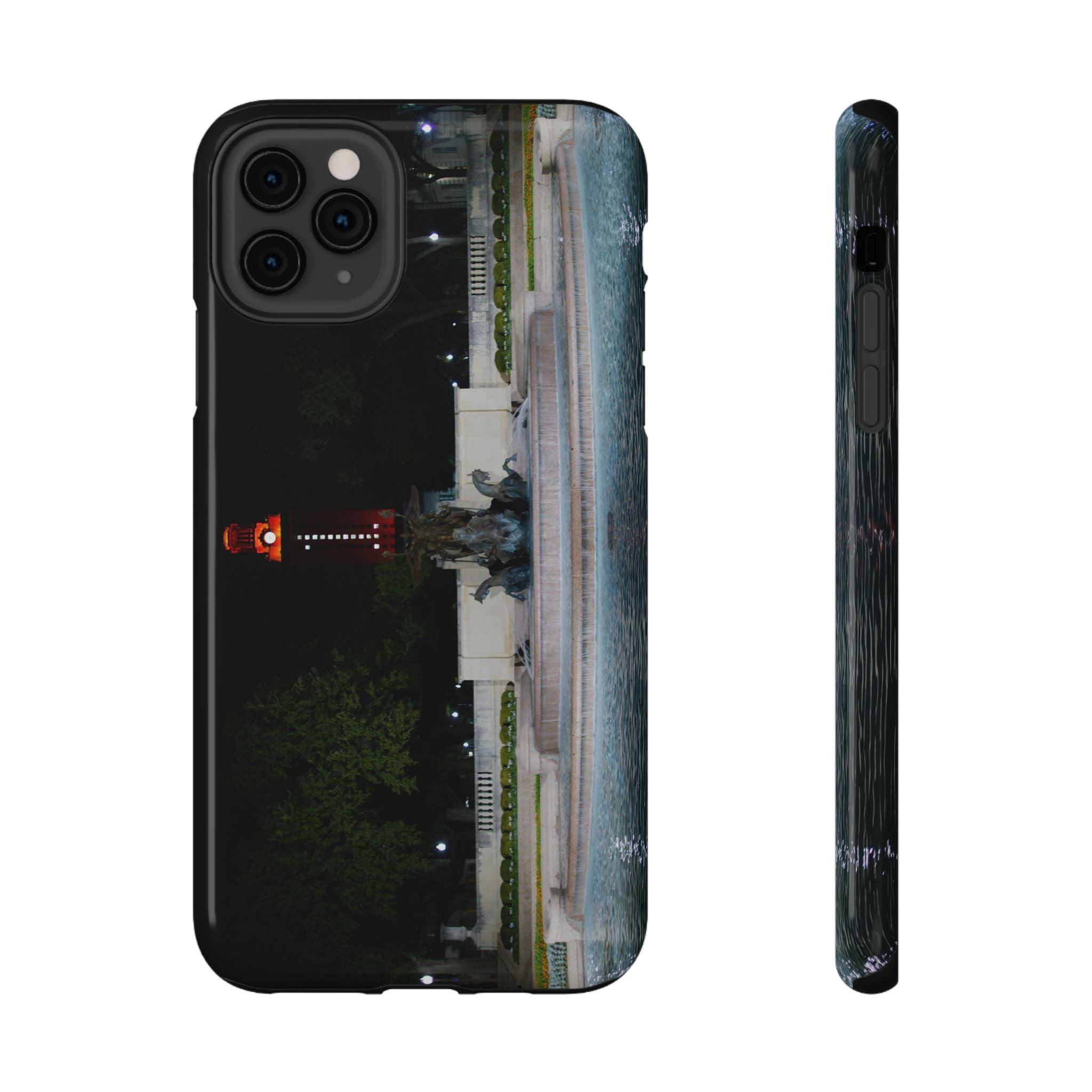 Phone Case - Littlefield Fountain, University of Texas - My Blu Horizon