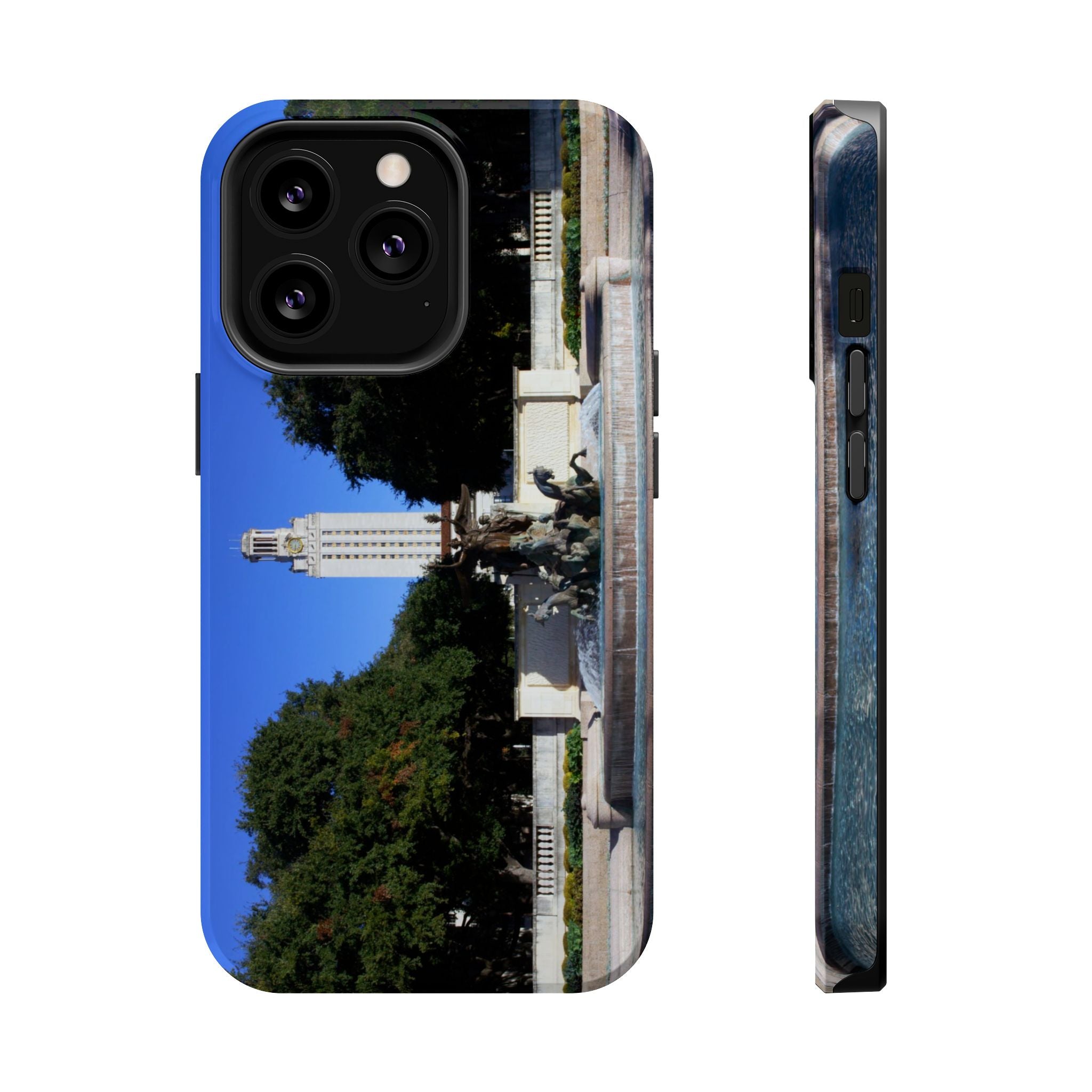 Iphone MagSafe Case - Littlefield Fountain, Texas Longhorns - My Blu Horizon
