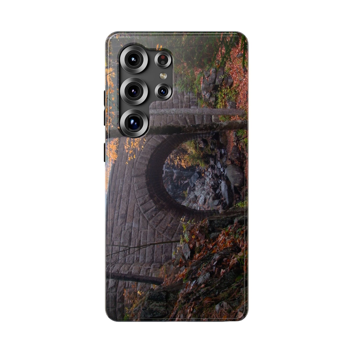 Phone Case  | Waterfall Bridge Fall | Acadia National Park | My Blu Horizon