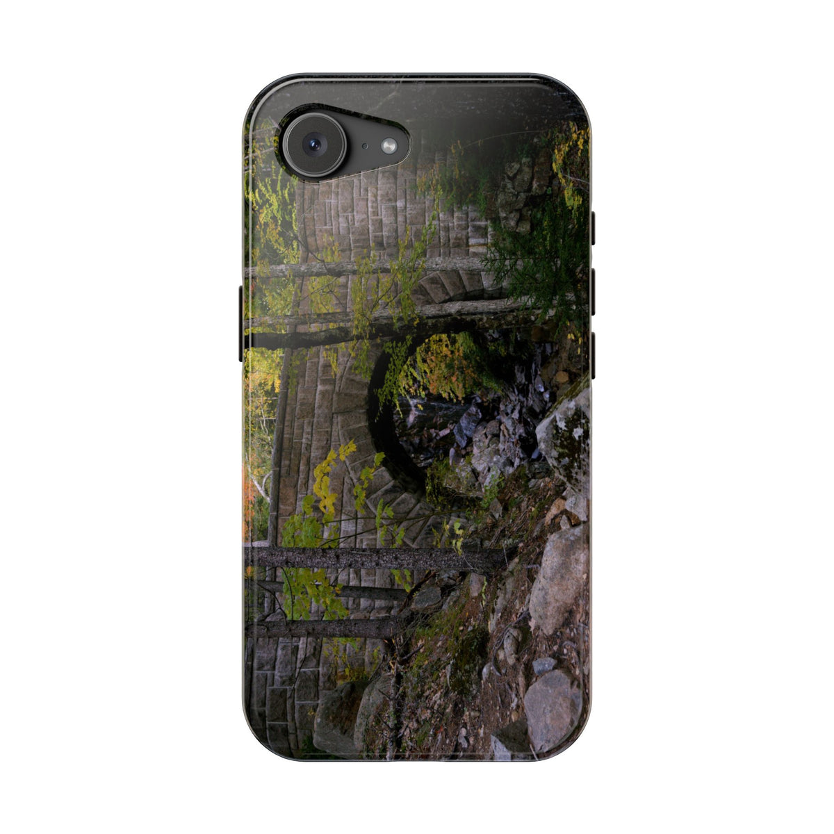 iPhone MagSafe Case | Waterfall Bridge Summer | Acadia National Park | My Blu Horizon