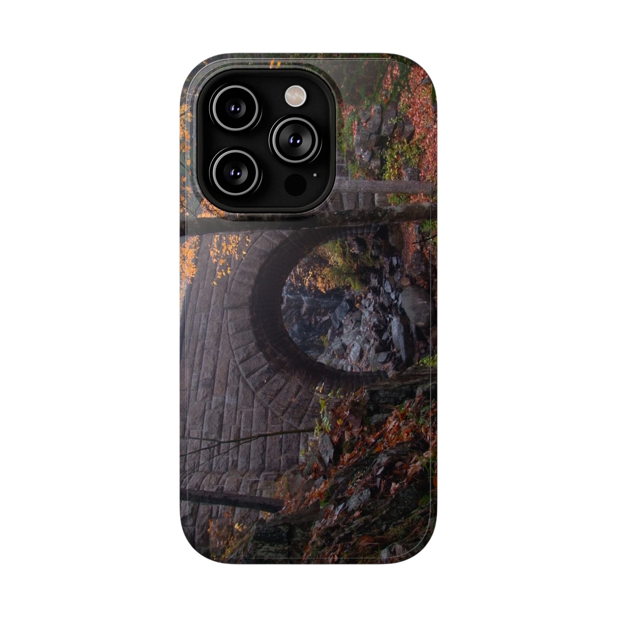 Phone Case - Waterfall Bridge, Acadia - My Blu Horizon
