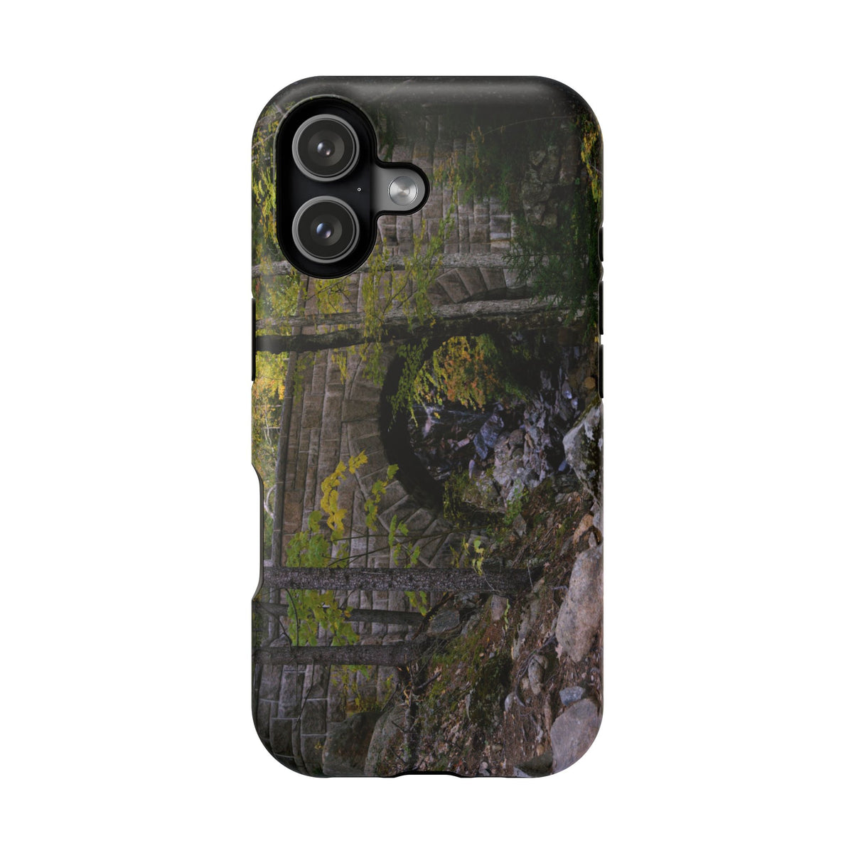 Phone Case | Waterfall Bridge Summer | Acadia National Park | My Blu Horizon