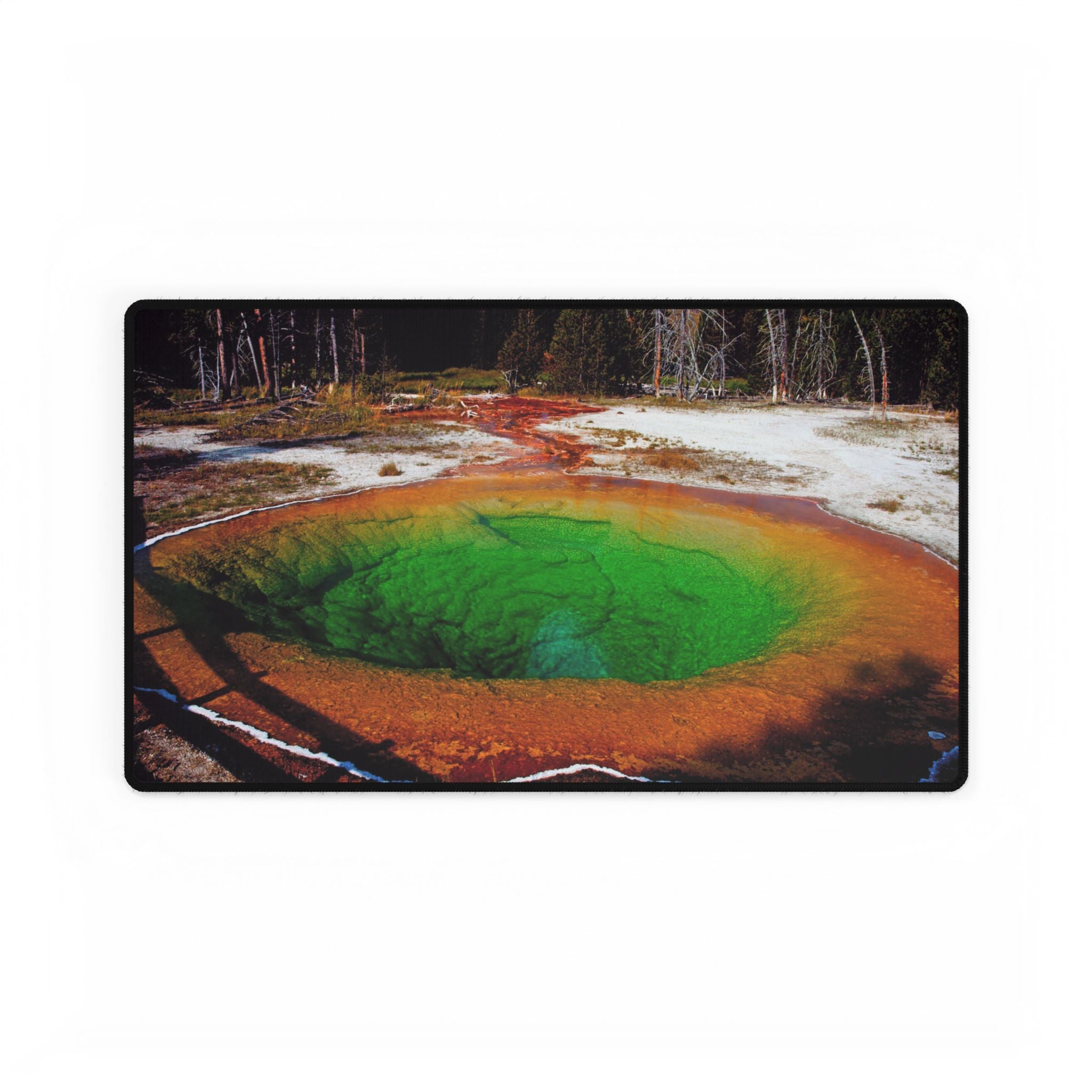 Premium Mouse Pads and Desk Mat - Morning Glory Pool, Yellowstone - My Blu Horizon
