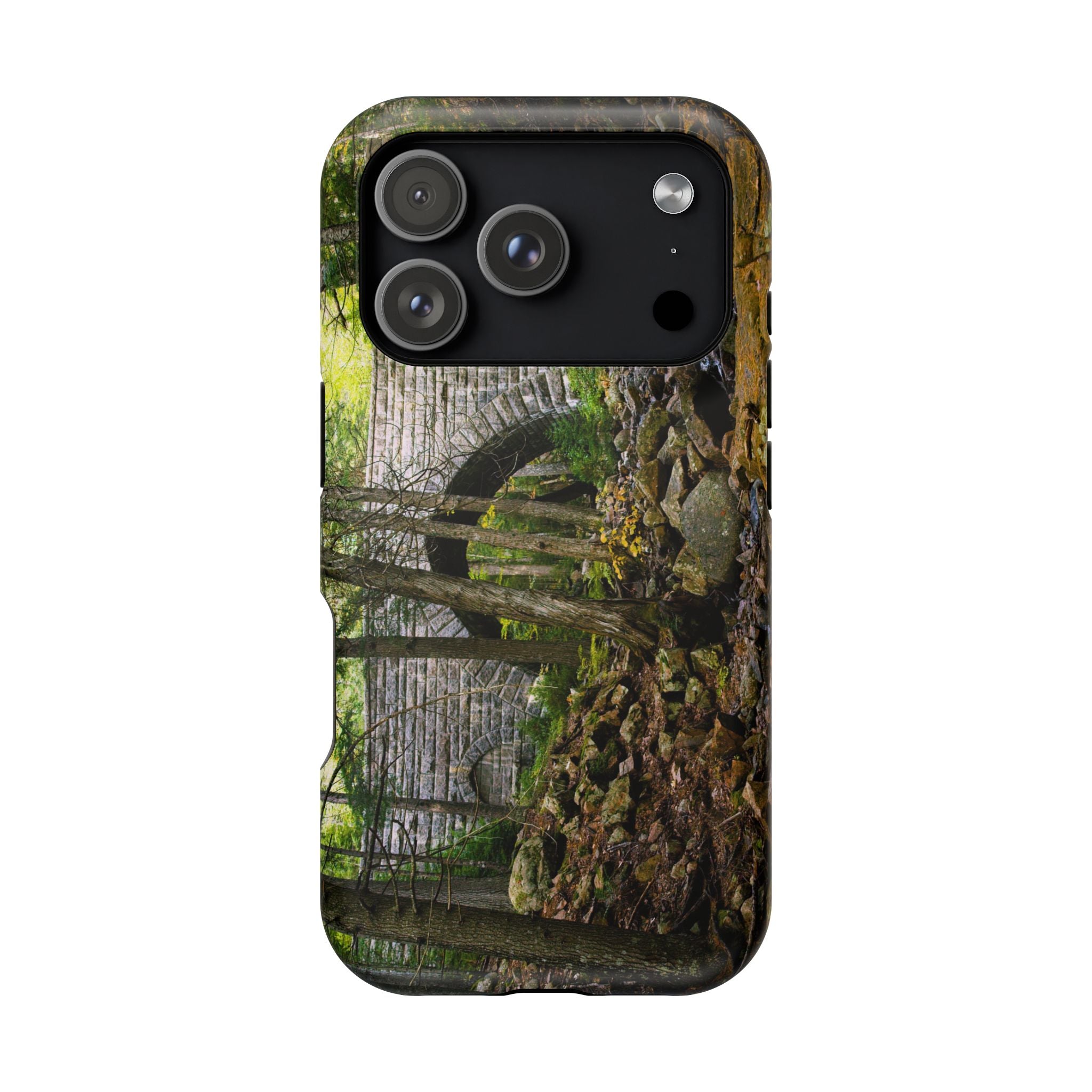 Iphone MagSafe Case - Hemlock Bridge, Acadia - My Blu Horizon