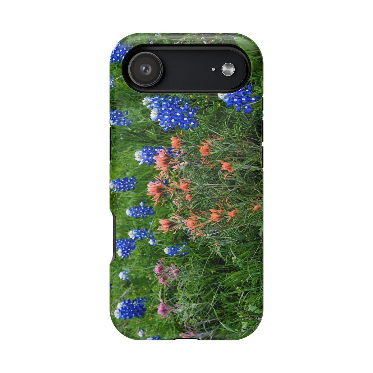 iPhone MagSafe Case | Texas Bluebonnets and Peach Indian Paintbrushes | My Blu Horizon