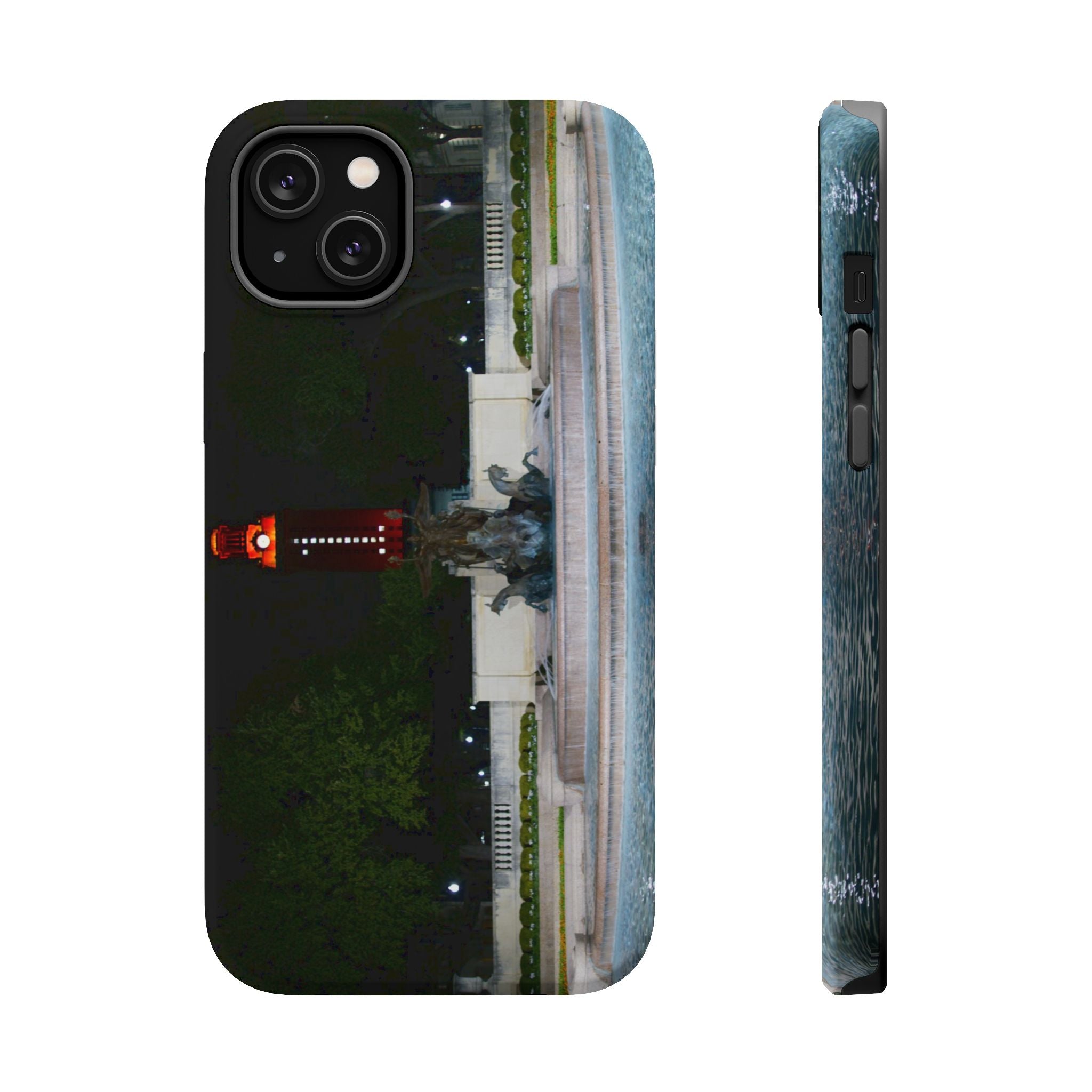 Iphone MagSafe Case - Littlefield Fountain, Texas Longhorns - My Blu Horizon