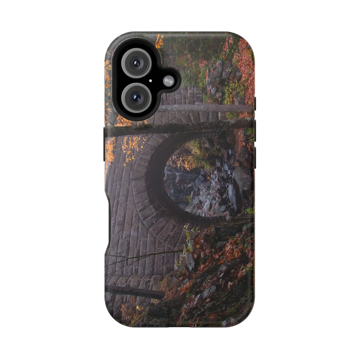 Phone Case  | Waterfall Bridge Fall | Acadia National Park | My Blu Horizon