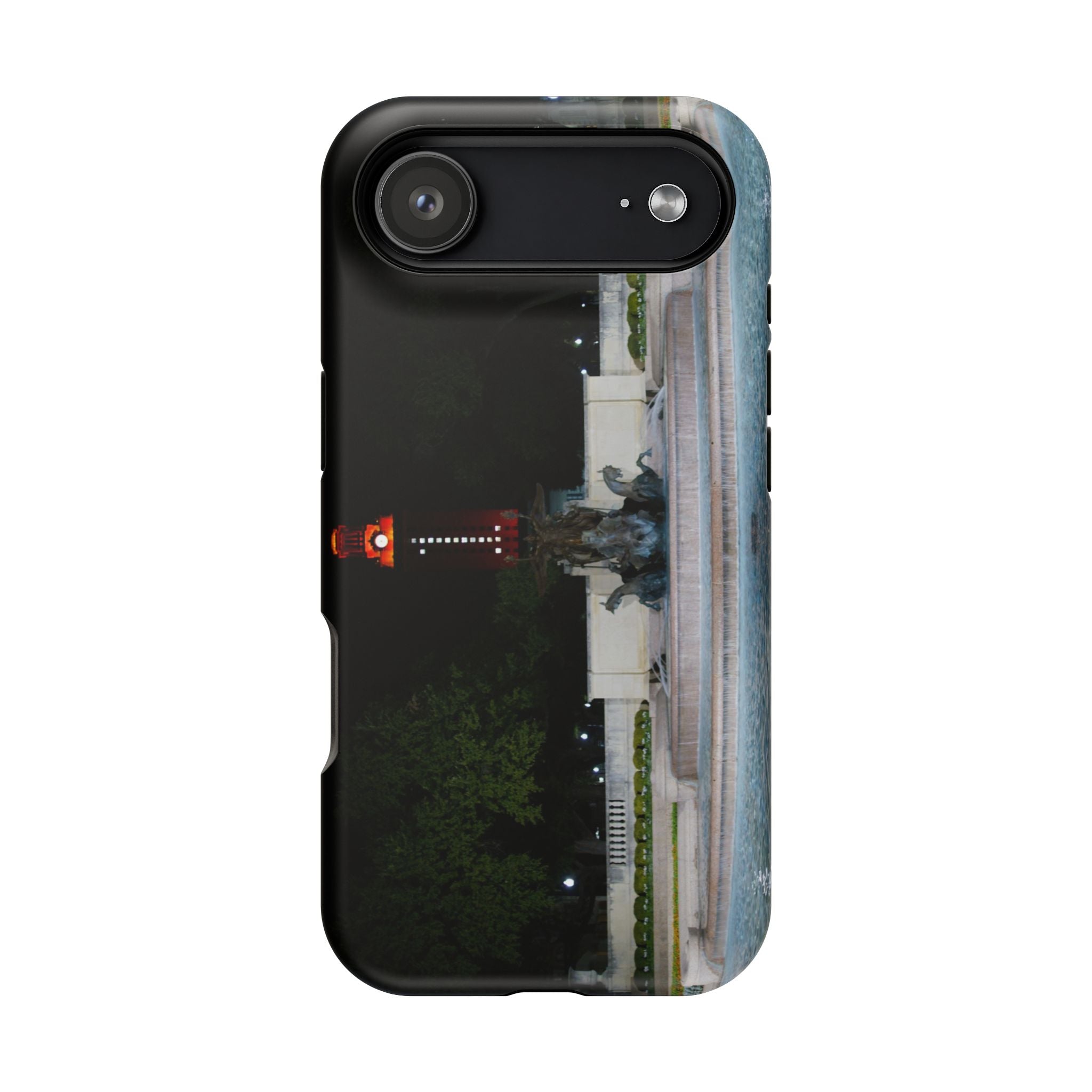 Phone Case - Littlefield Fountain, University of Texas - My Blu Horizon