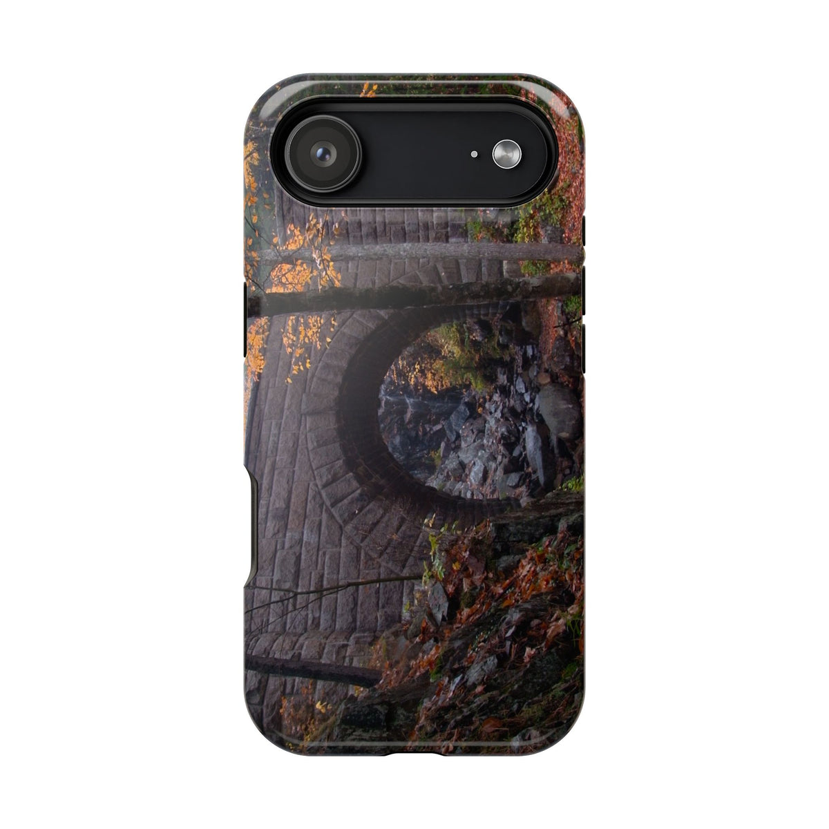 Phone Case  | Waterfall Bridge Fall | Acadia National Park | My Blu Horizon
