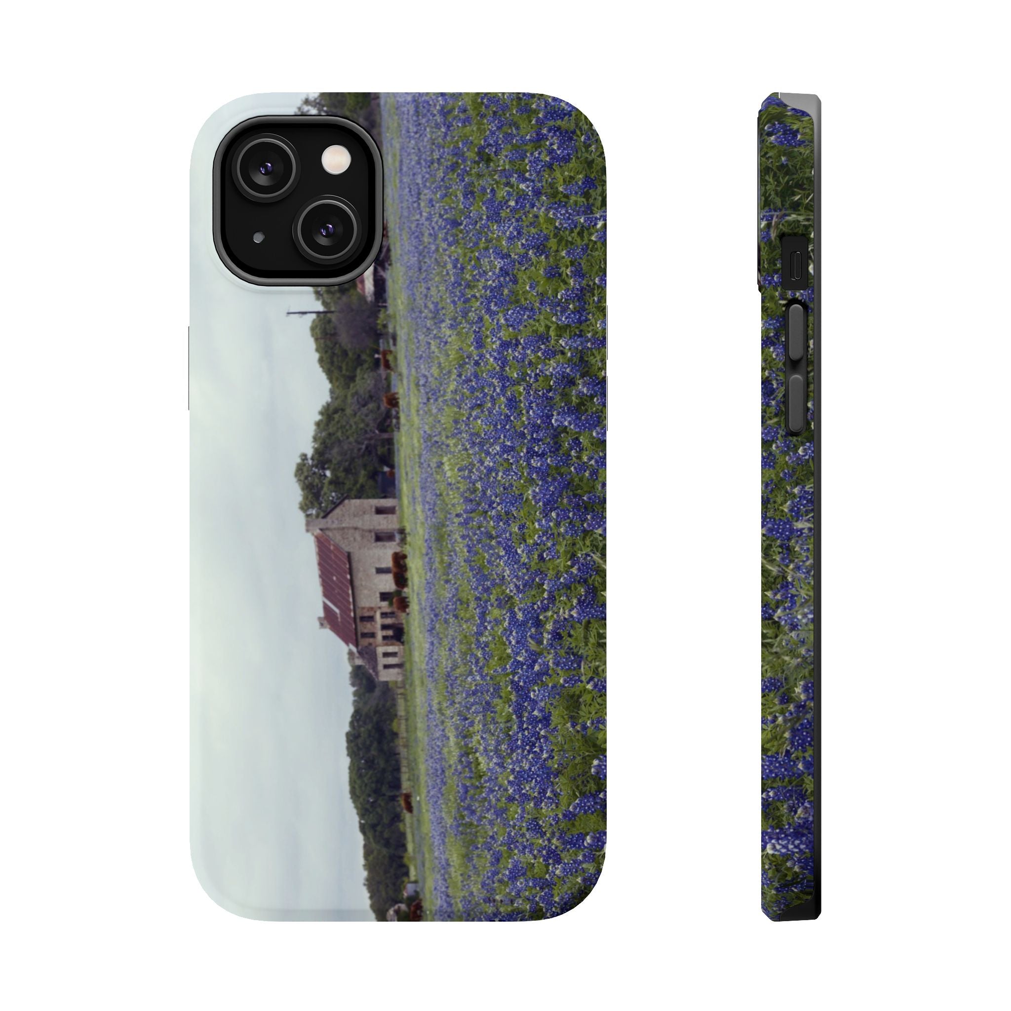 Iphone MagSafe Case - Marble Falls Bluebonnet House - My Blu Horizon