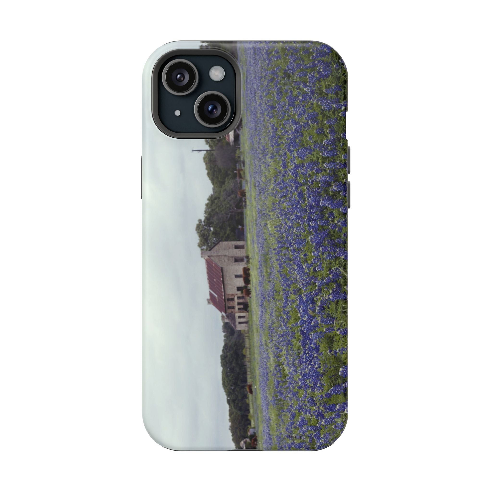 Iphone MagSafe Case - Marble Falls Bluebonnet House - My Blu Horizon