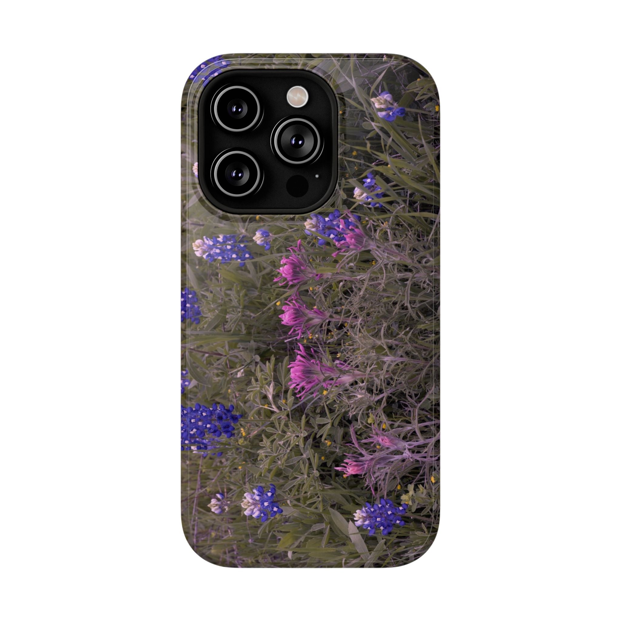 Phone Case - Texas Icons, Bluebonnets and Paintbrushes - My Blu Horizon