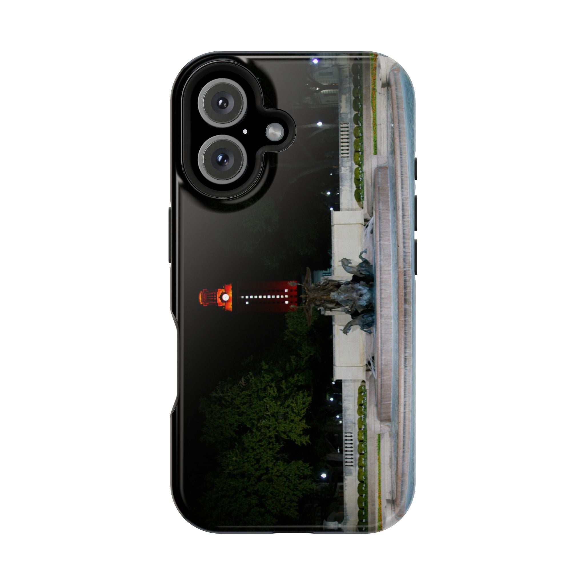 Iphone MagSafe Case - Littlefield Fountain, Texas Longhorns - My Blu Horizon