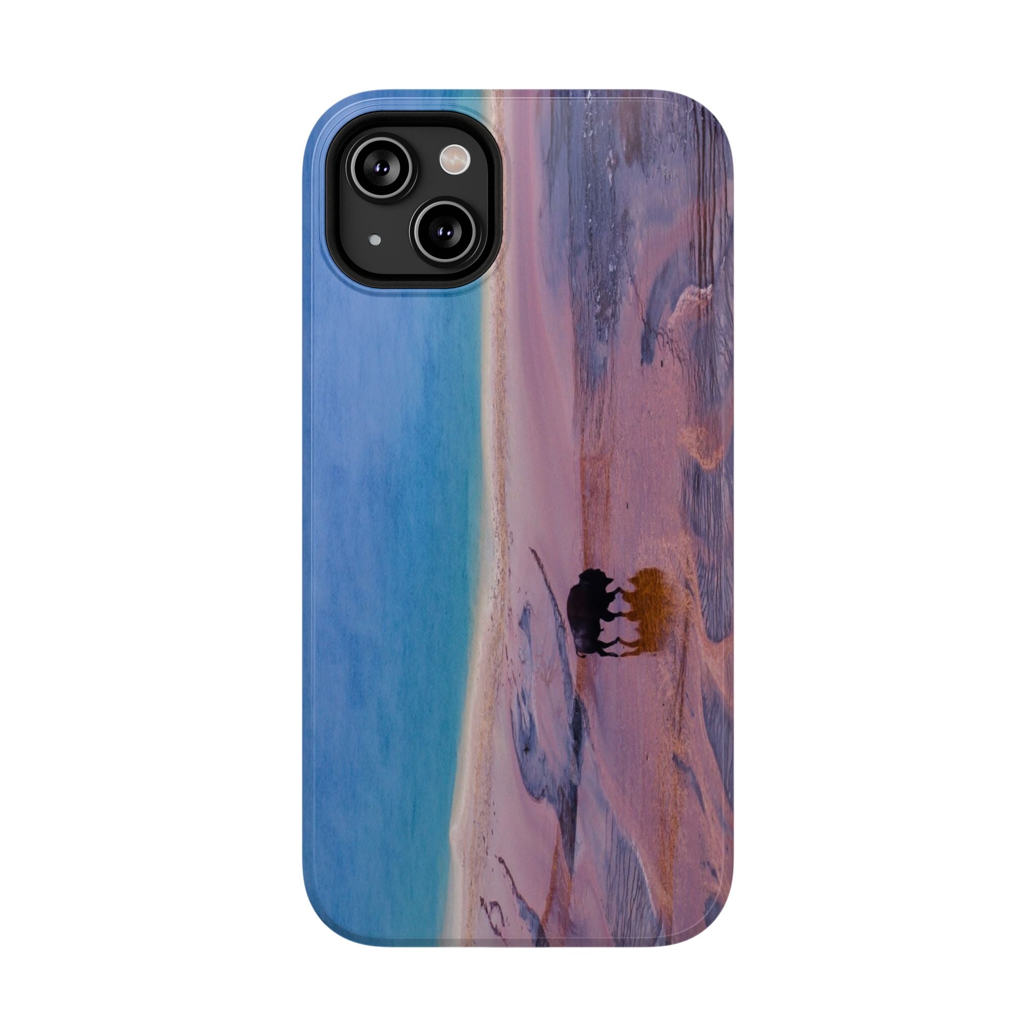 Phone Case - Bison and Grand Prismatic Spring, Yellowstone - My Blu Horizon