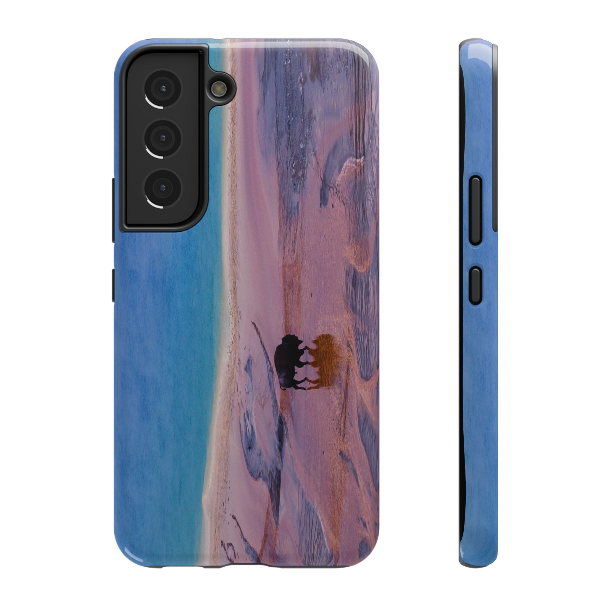 Phone Case - Bison and Grand Prismatic Spring, Yellowstone - My Blu Horizon