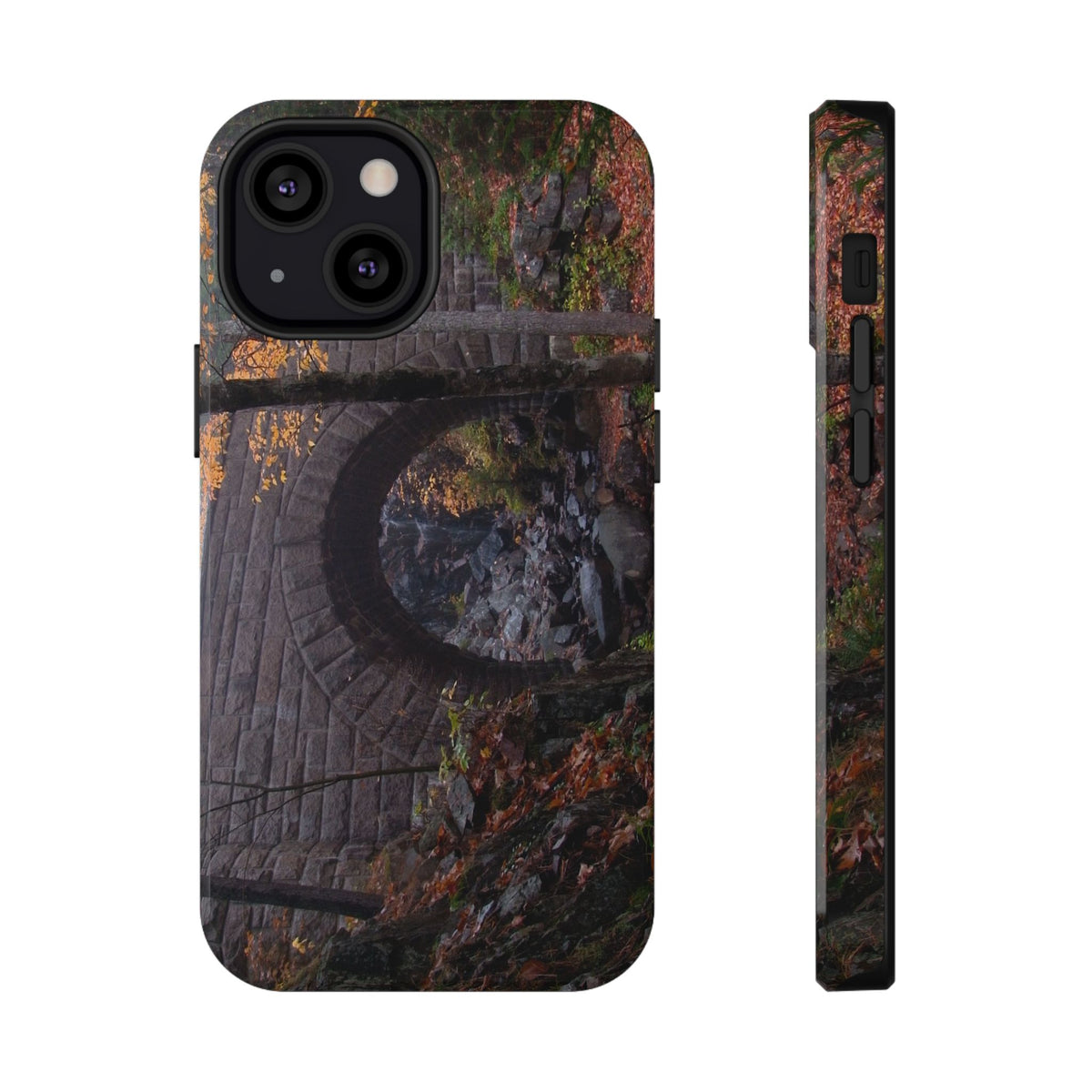 Phone Case  | Waterfall Bridge Fall | Acadia National Park | My Blu Horizon
