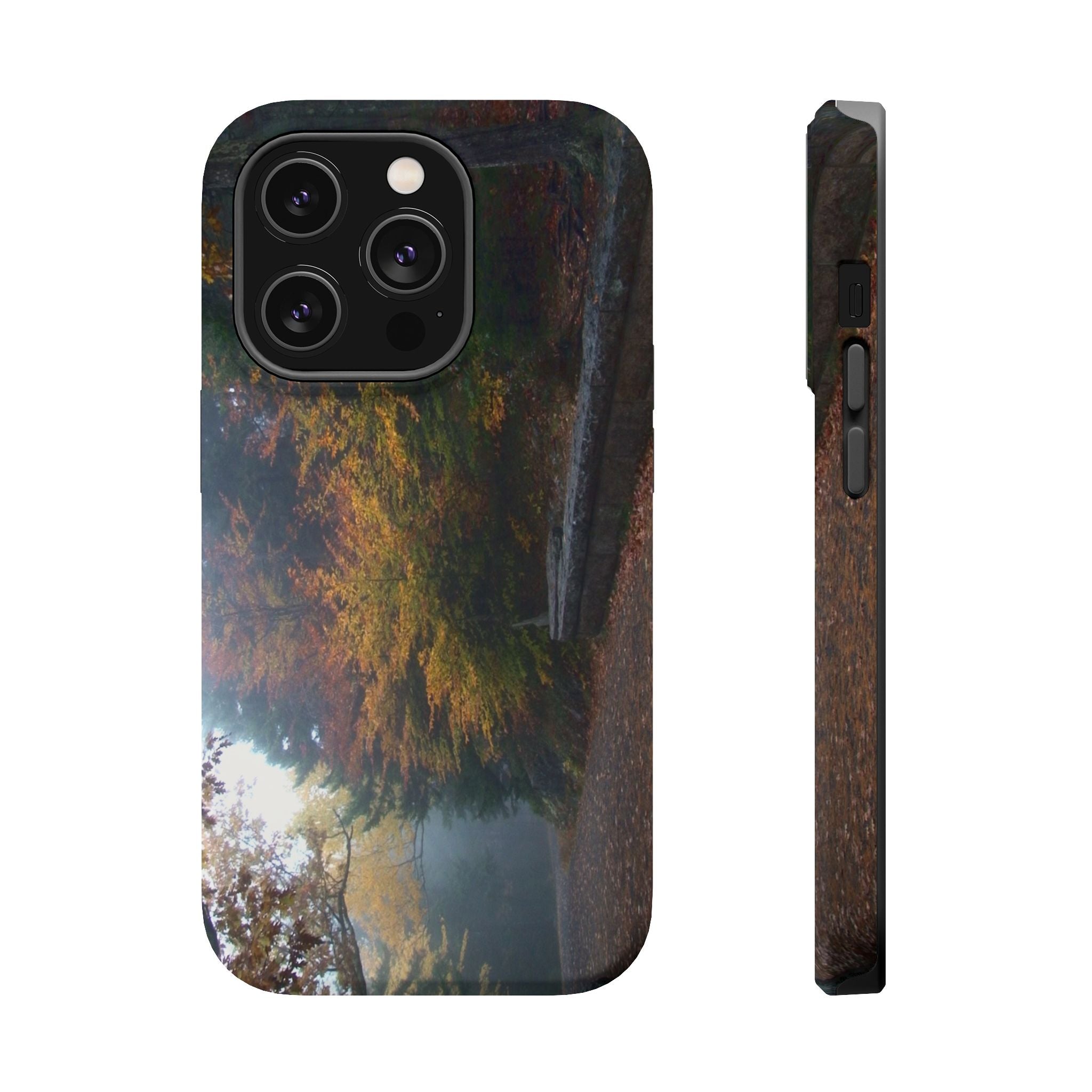 iPhone MagSafe Case | Waterfall Bridge Carriage Road | Acadia National Park | My Blu Horizon