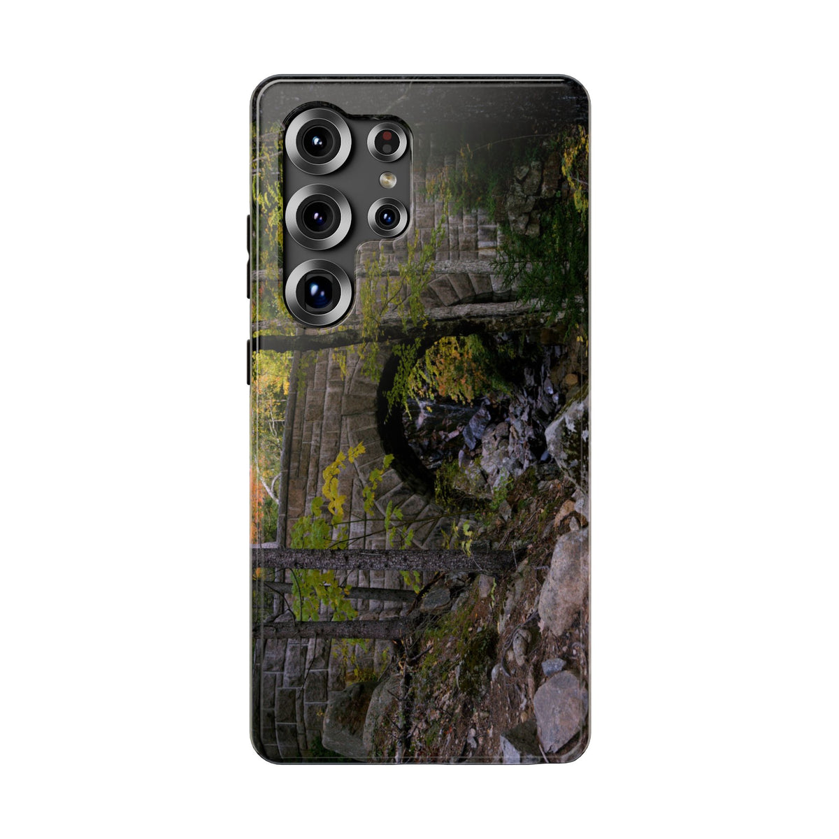 Phone Case | Waterfall Bridge Summer | Acadia National Park | My Blu Horizon