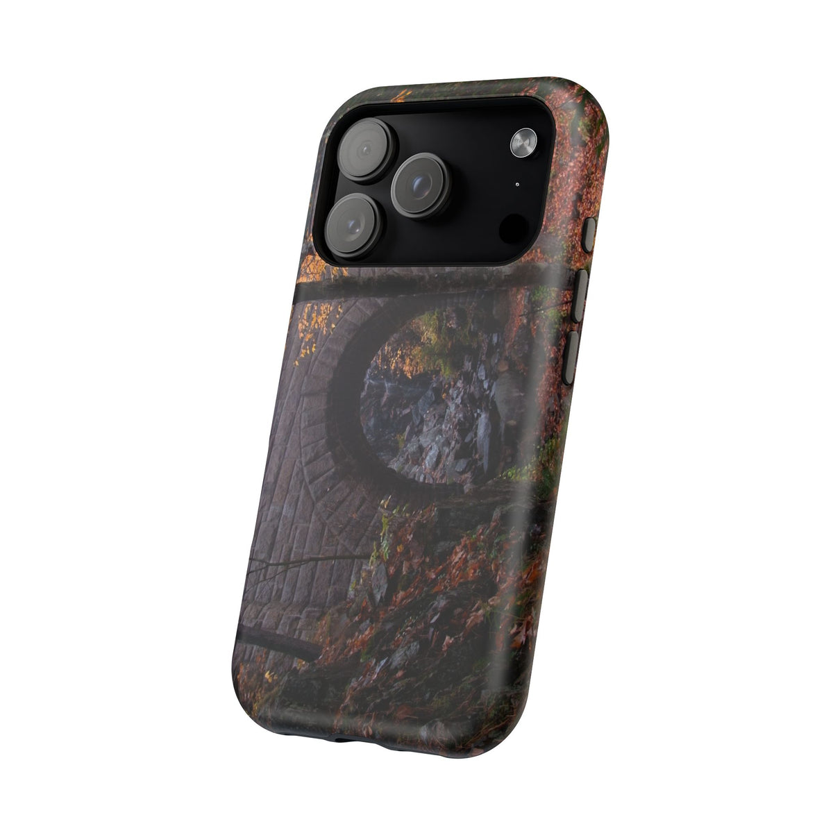 iPhone MagSafe Case | Waterfall Bridge Fall | Acadia National Park | My Blu Horizon