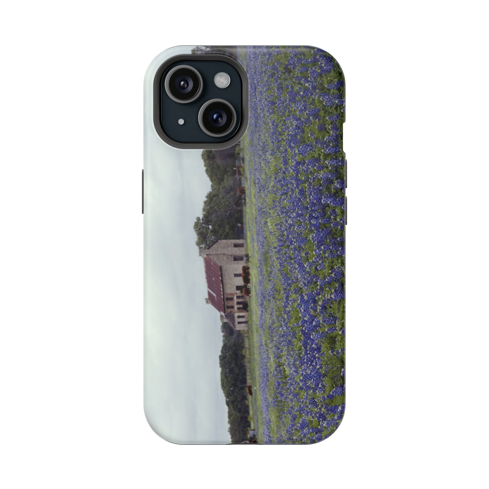 Iphone MagSafe Case - Marble Falls Bluebonnet House - My Blu Horizon