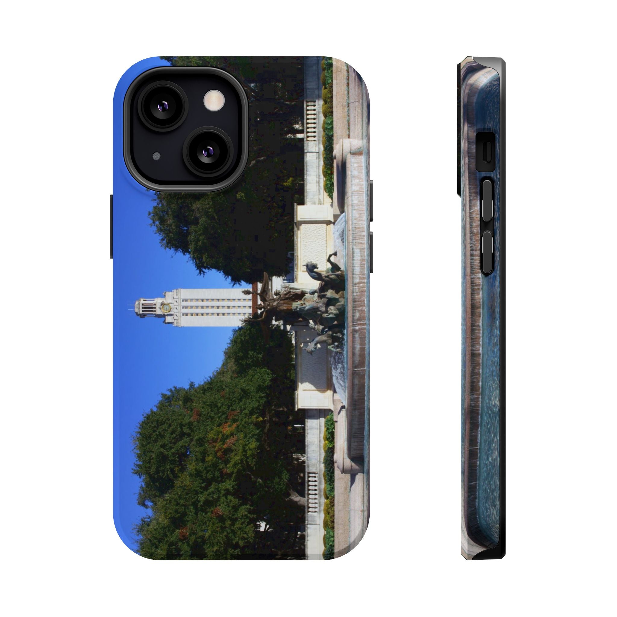 Iphone MagSafe Case - Littlefield Fountain, Texas Longhorns - My Blu Horizon