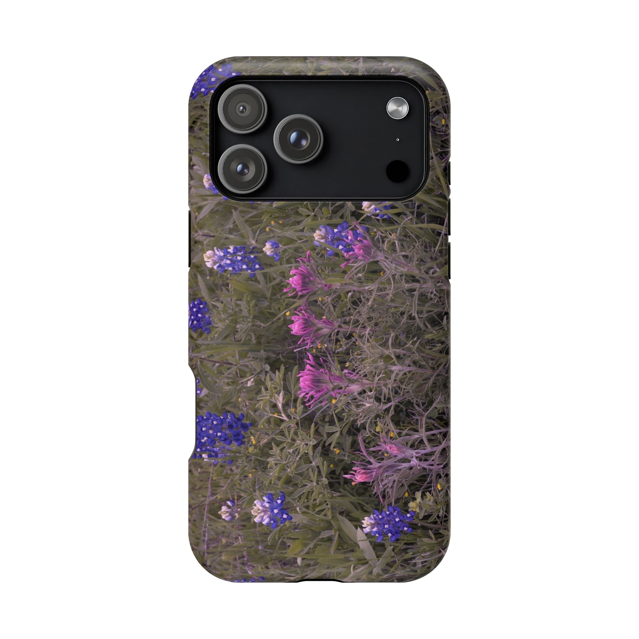 Phone Case - Texas Icons, Bluebonnets and Paintbrushes - My Blu Horizon