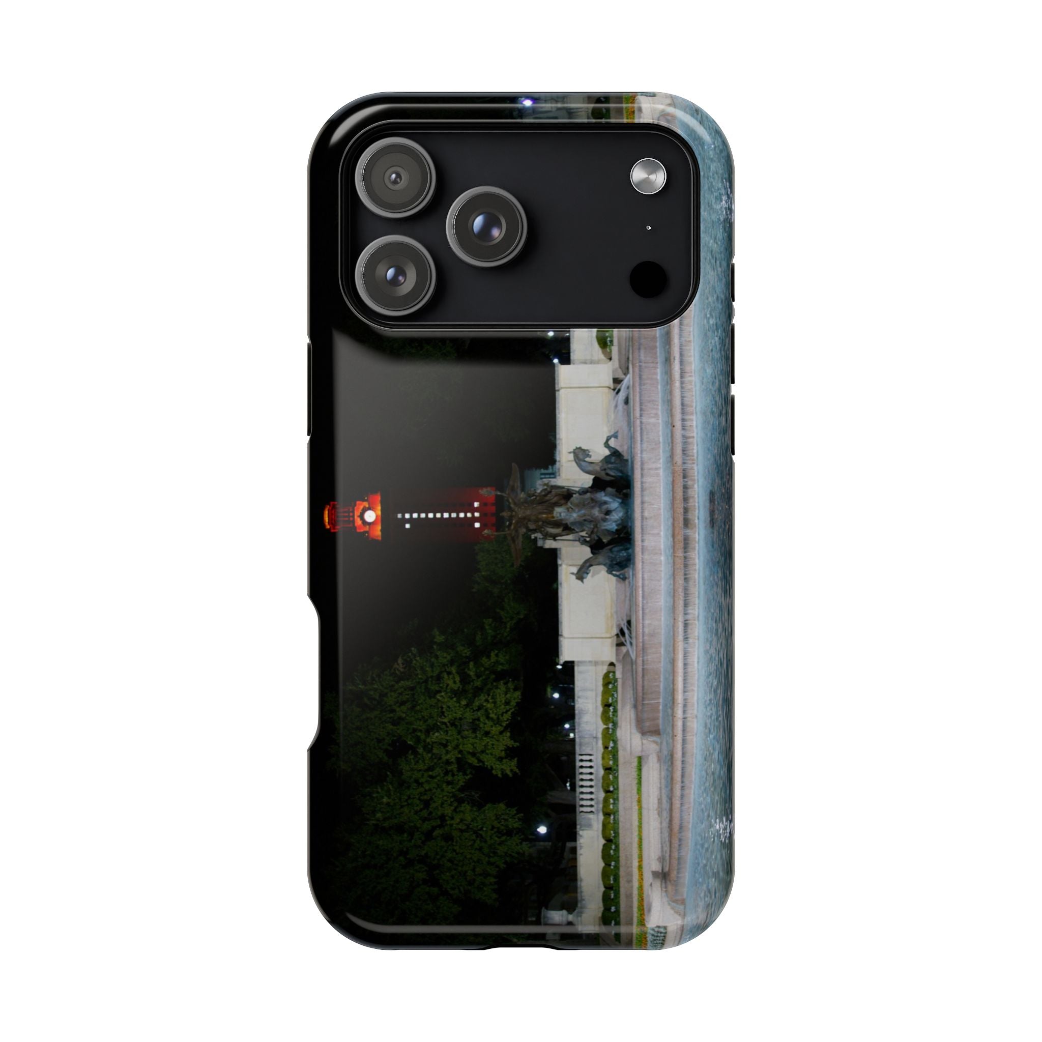 Phone Case - Littlefield Fountain, University of Texas - My Blu Horizon