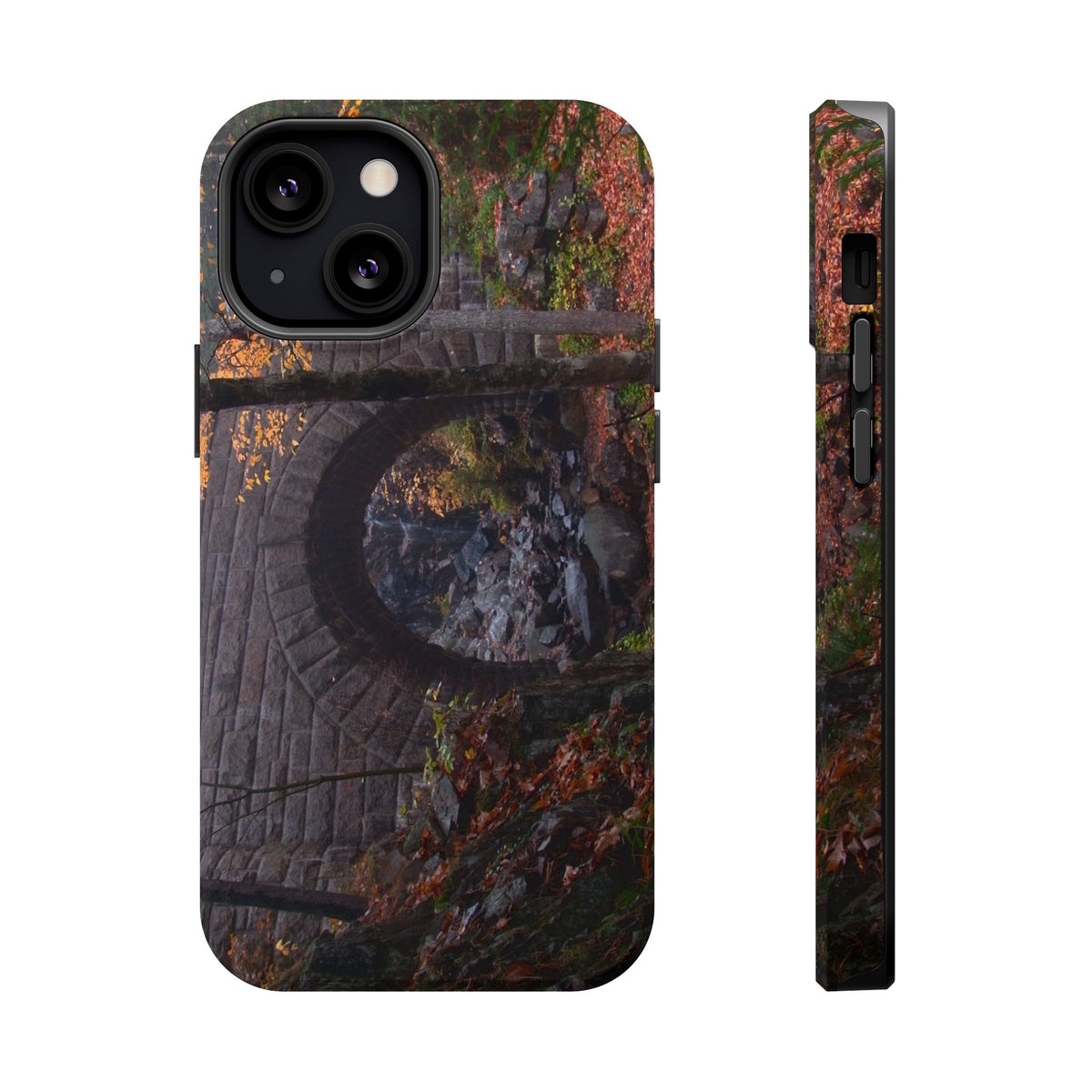 iPhone MagSafe Case | Waterfall Bridge Fall | Acadia National Park | My Blu Horizon