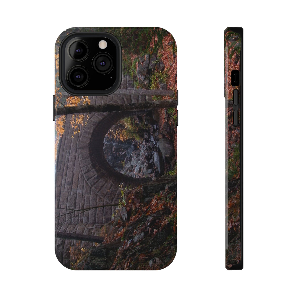 Phone Case  | Waterfall Bridge Fall | Acadia National Park | My Blu Horizon