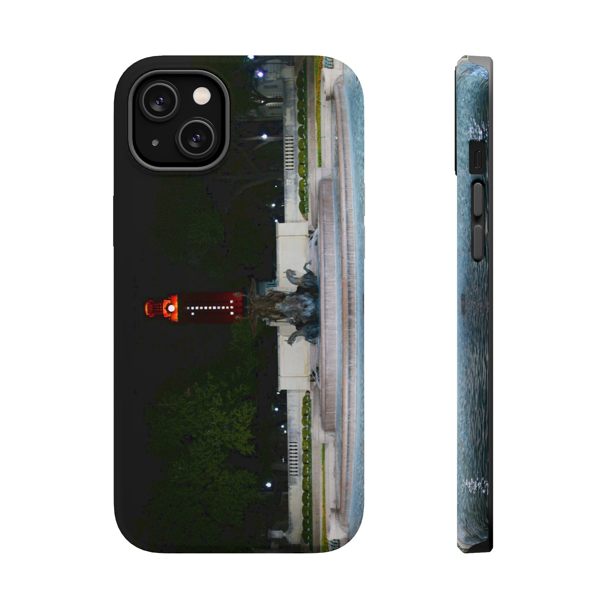 Iphone MagSafe Case - Littlefield Fountain, Texas Longhorns - My Blu Horizon