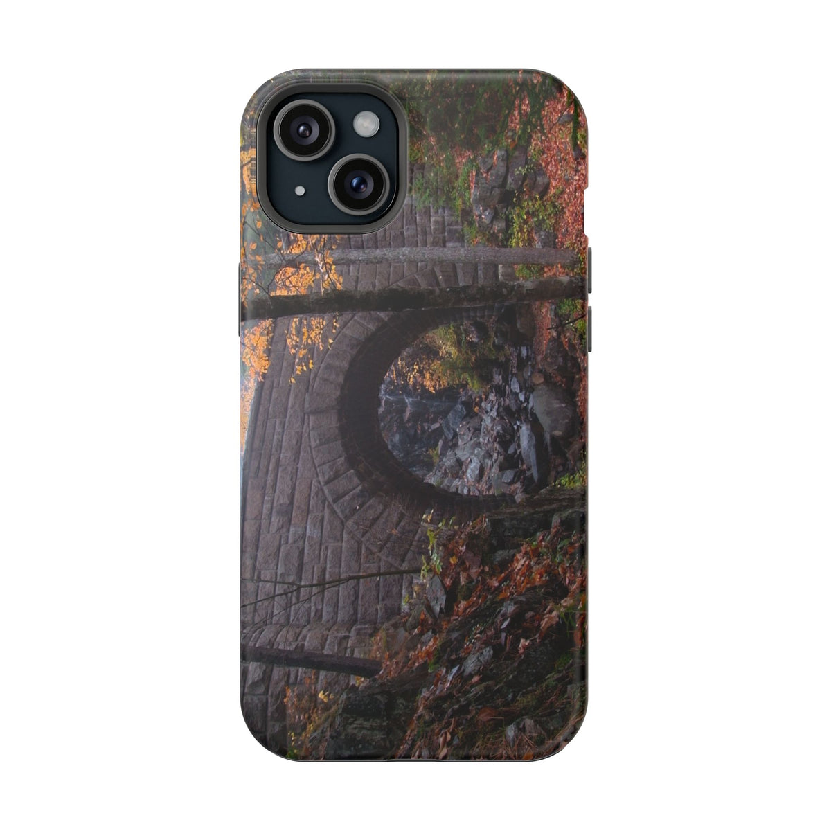 Phone Case  | Waterfall Bridge Fall | Acadia National Park | My Blu Horizon