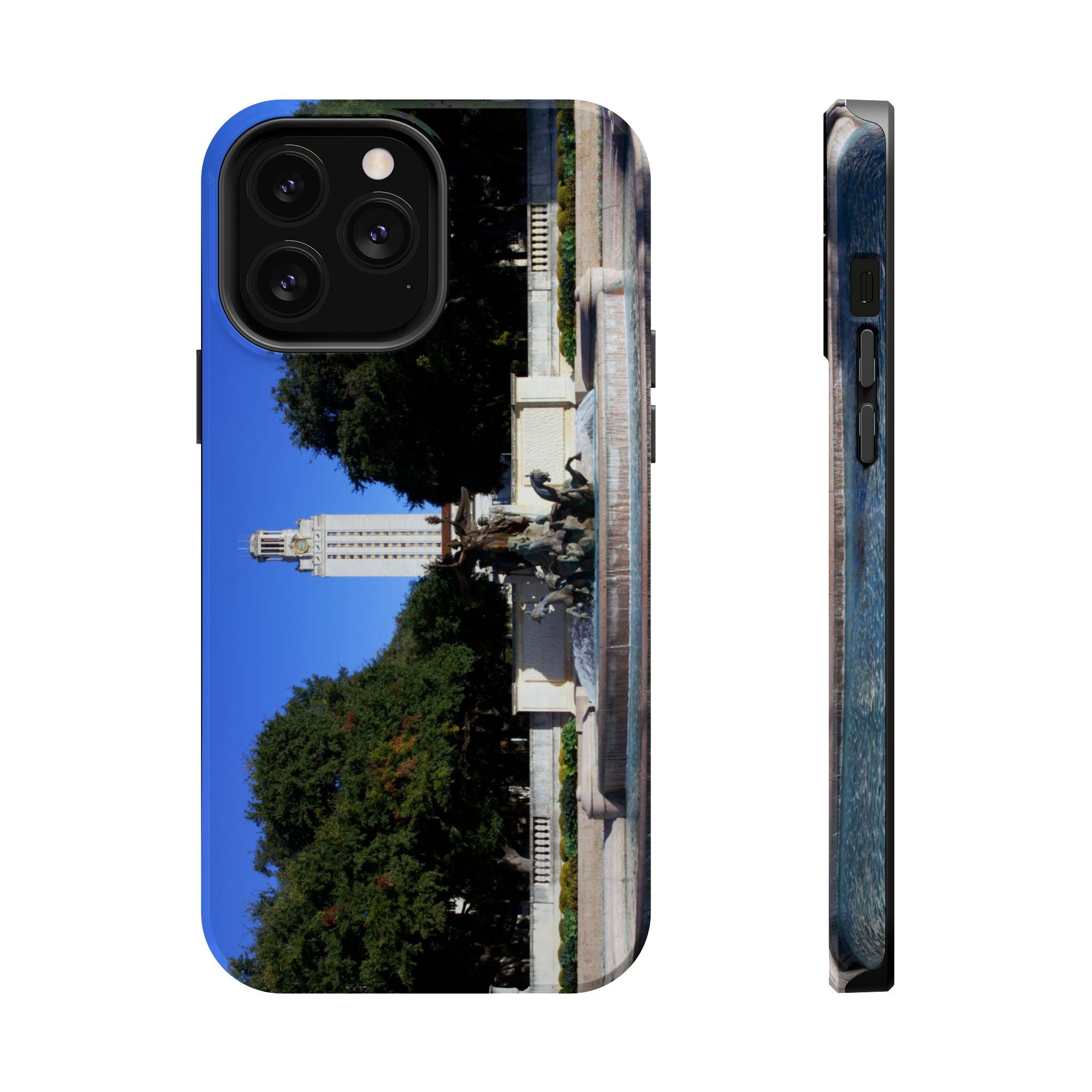 Iphone MagSafe Case - Littlefield Fountain, Texas Longhorns - My Blu Horizon
