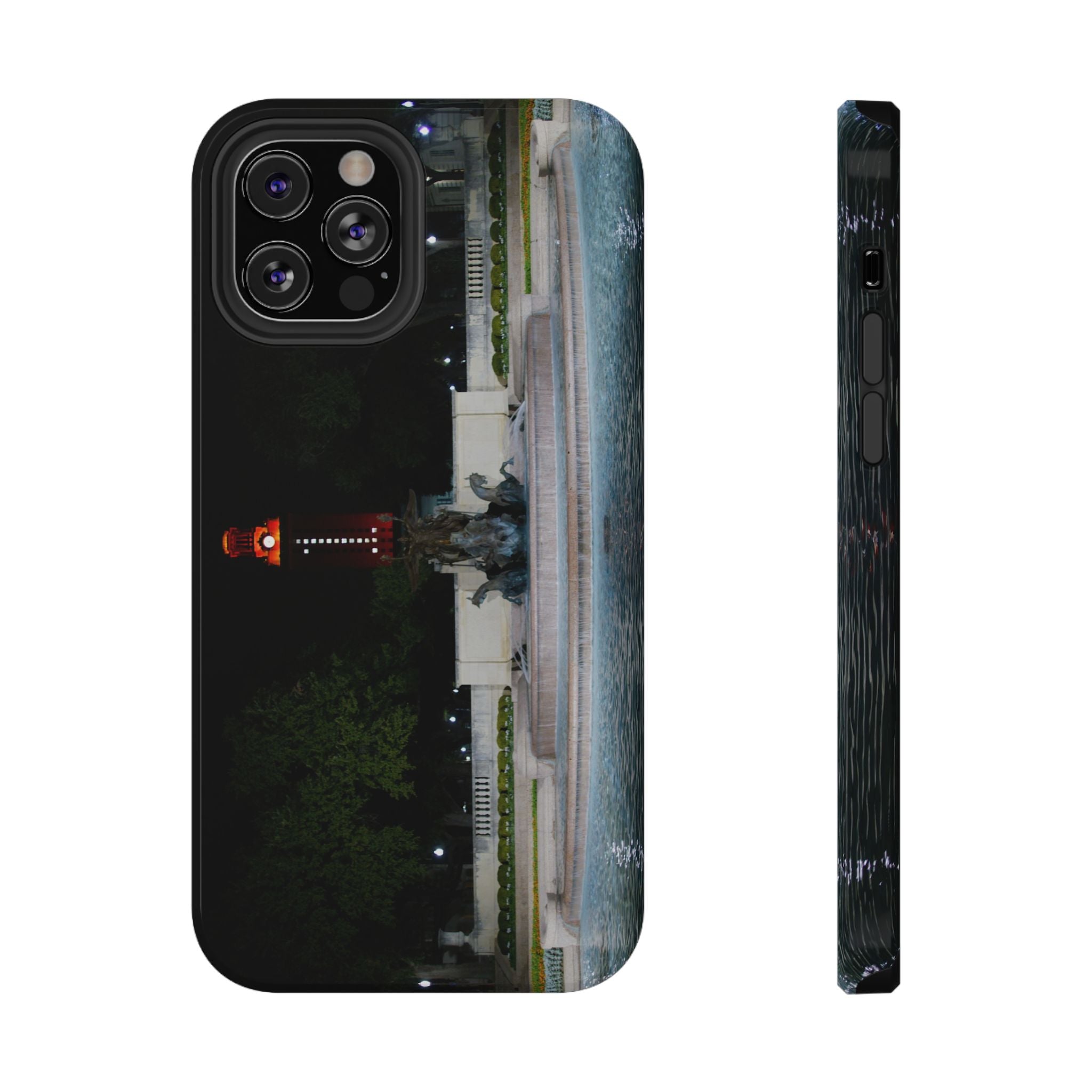 Phone Case - Littlefield Fountain, University of Texas - My Blu Horizon