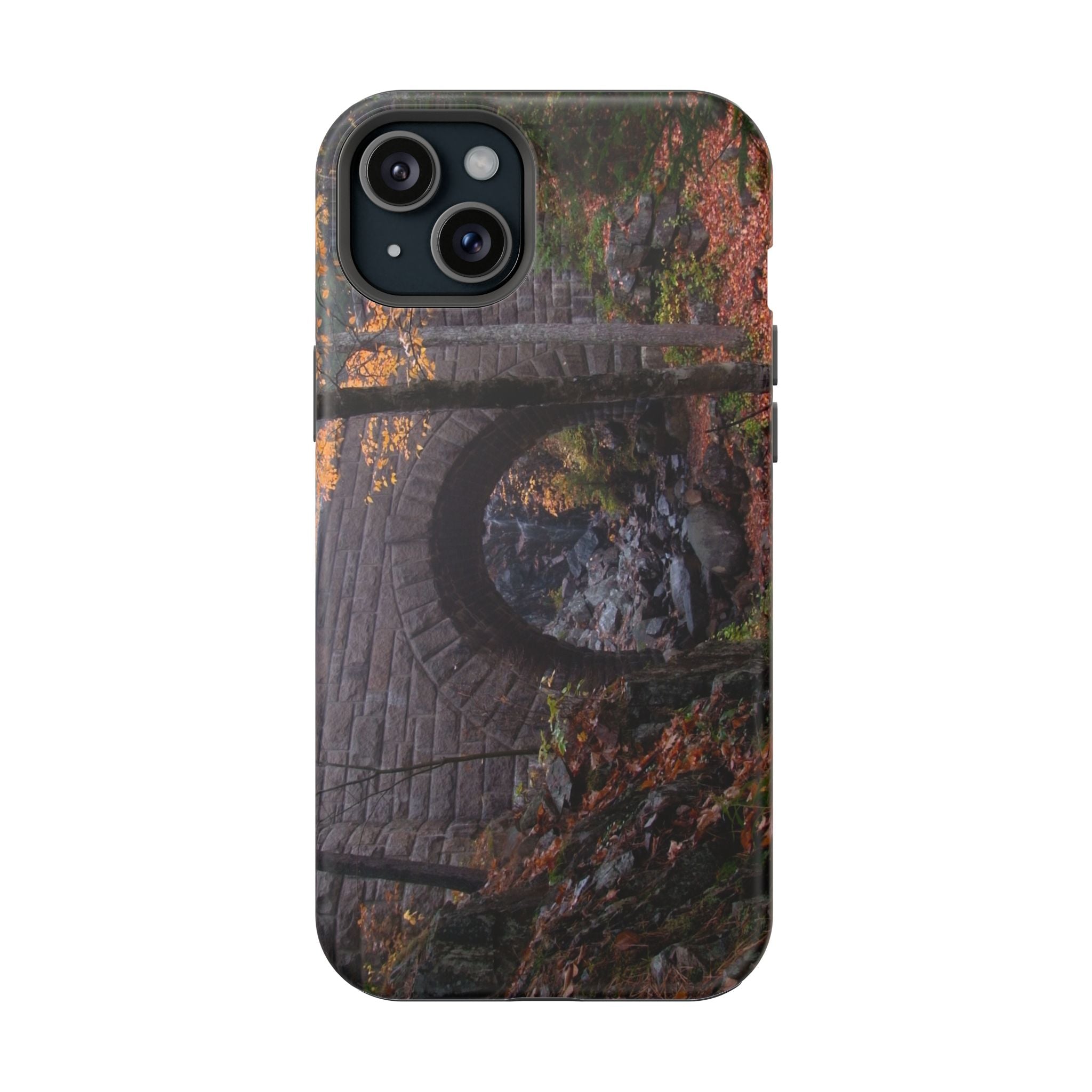 Iphone MagSafe Case - Waterfall Bridge, Acadia - My Blu Horizon