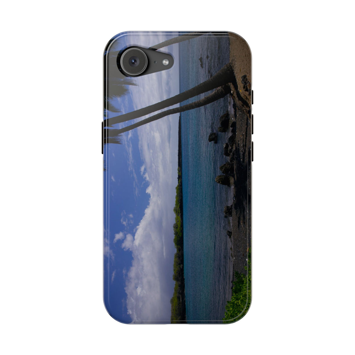 iPhone MagSafe Case | Big Island Black Sand and Blue Ocean | Hawaii | My Blu Horizon