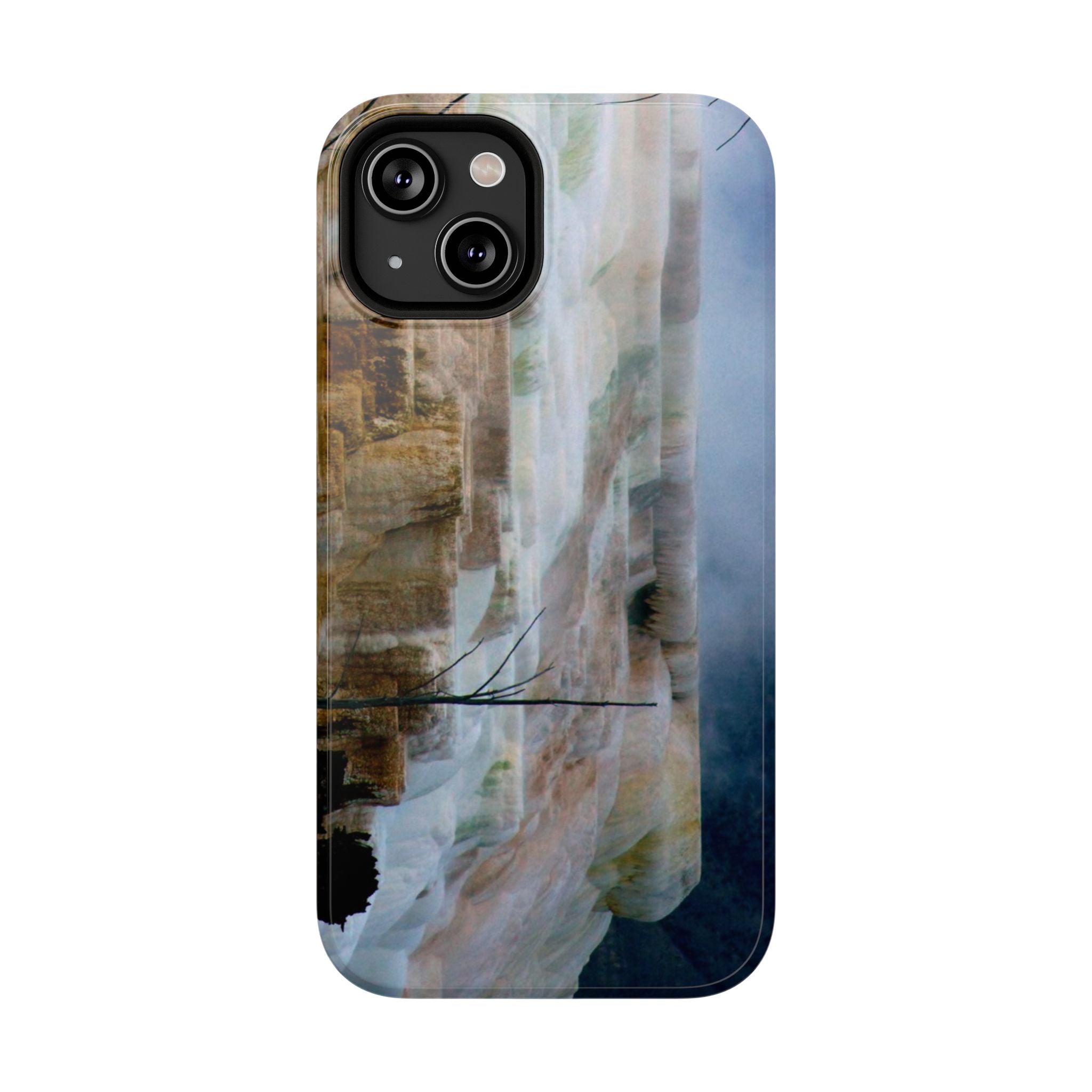 Phone Case - Mammoth Hot Springs Yellowstone - My Blu Horizon