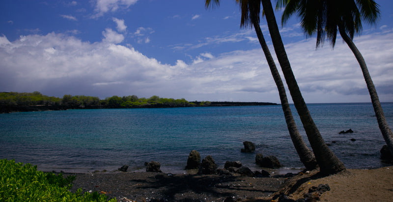 4K Screensaver | Big Island Black Sand and Blue Ocean | Hawaii | My Blu Horizon