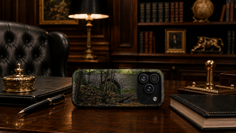 Phone Case | Hemlock Bridge Summer | Acadia National Park | My Blu Horizon