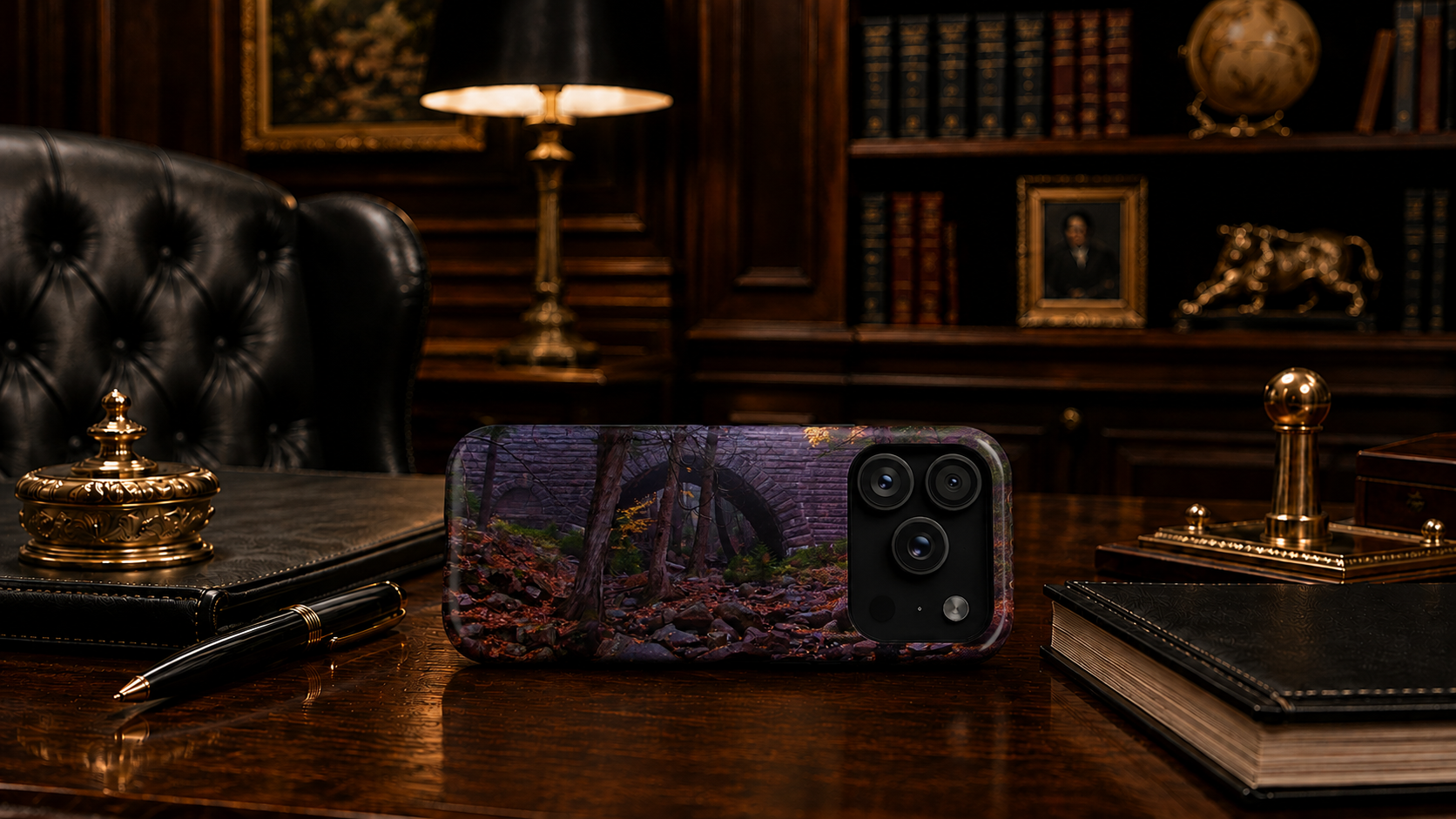 Phone Case | Hemlock Bridge Fall | Acadia National Park |My Blu Horizon