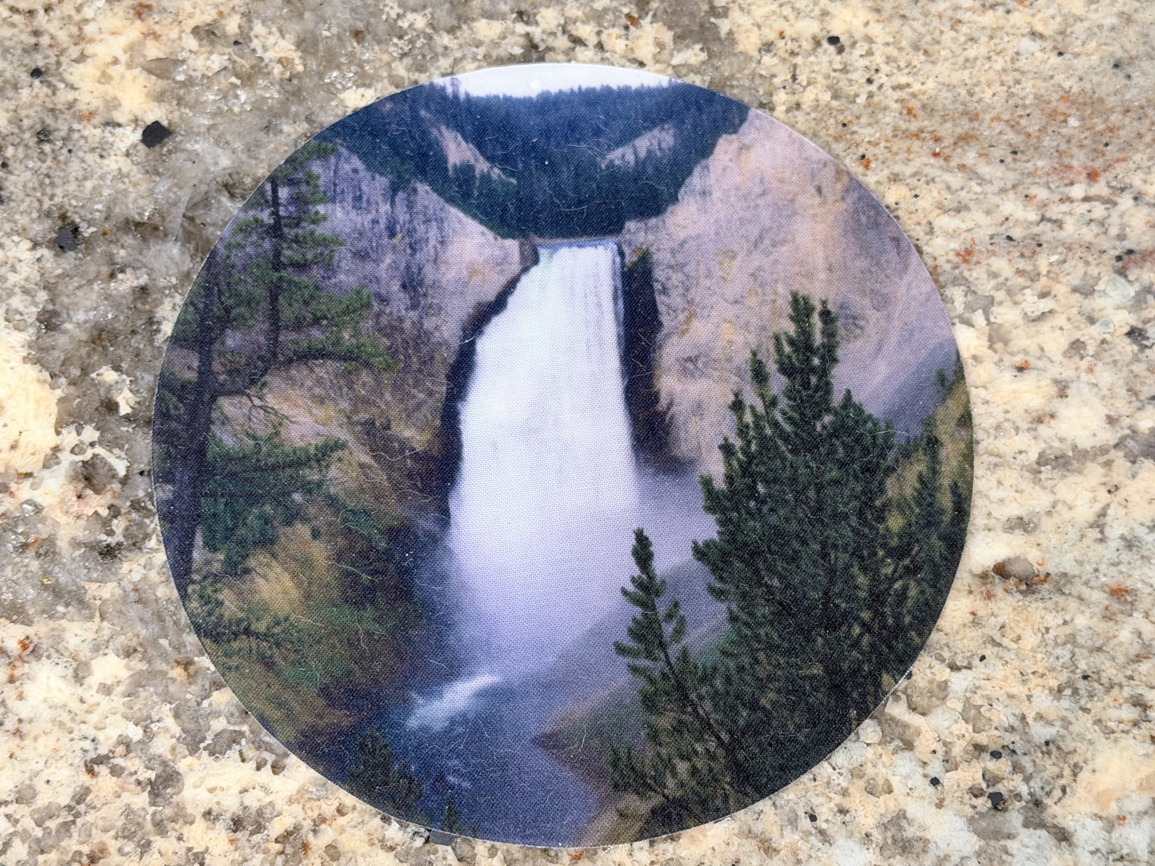 Silicone Jar Opener — Lower Falls, Yellowstone | My Blu Horizon Kitchen Collection