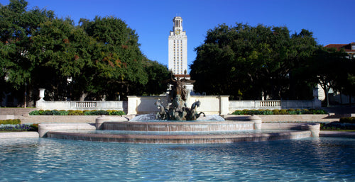 4K Screensaver | Littlefield Fountain Day, Texas Longhorn Campus