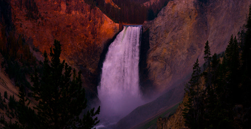 4K Screensaver | Lower Falls Waterfall | Yellowstone National Park | My Blu Horizon