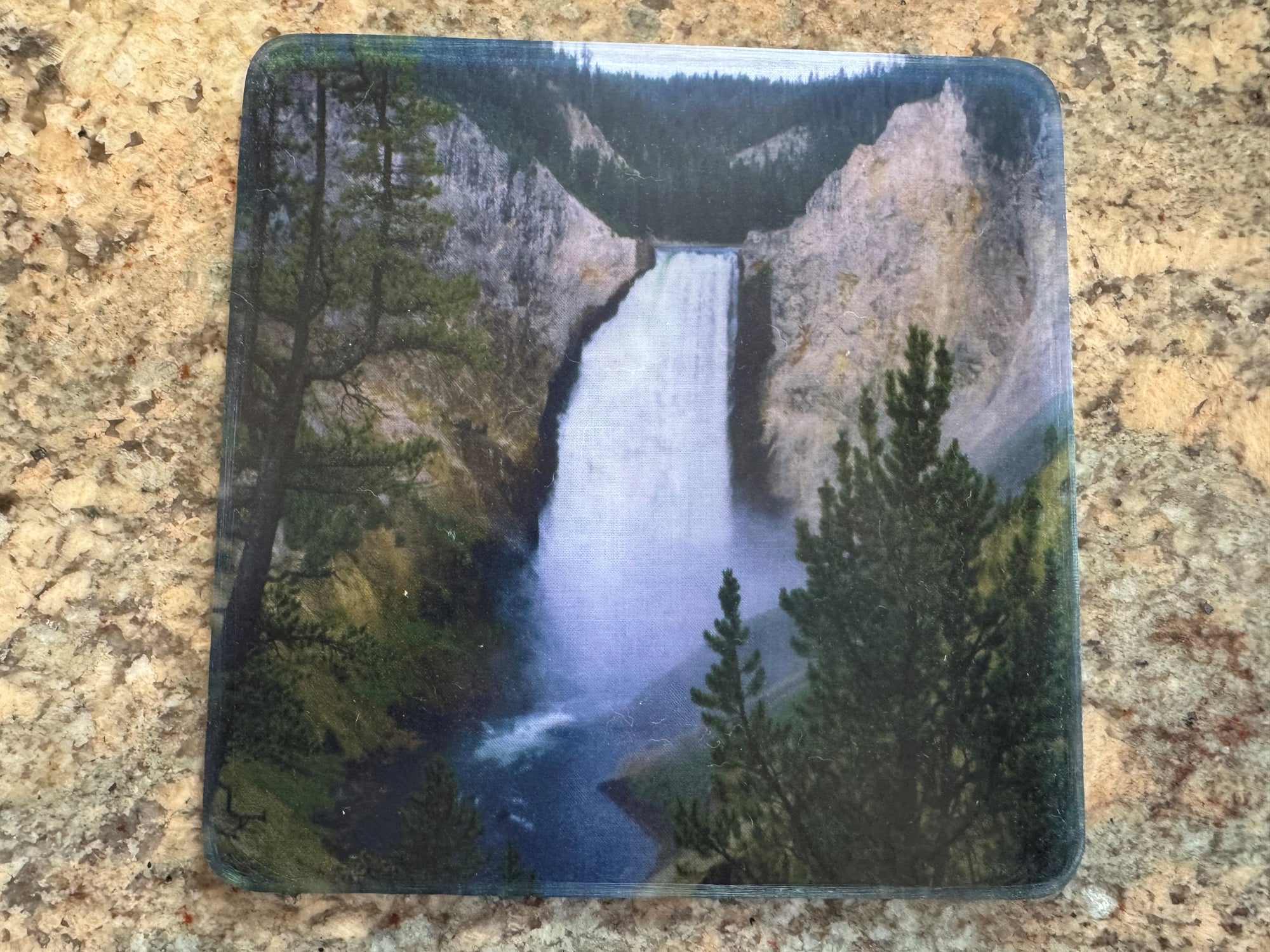 Lower Falls Yellowstone National Park Silicone Non-Slip Pot Holder