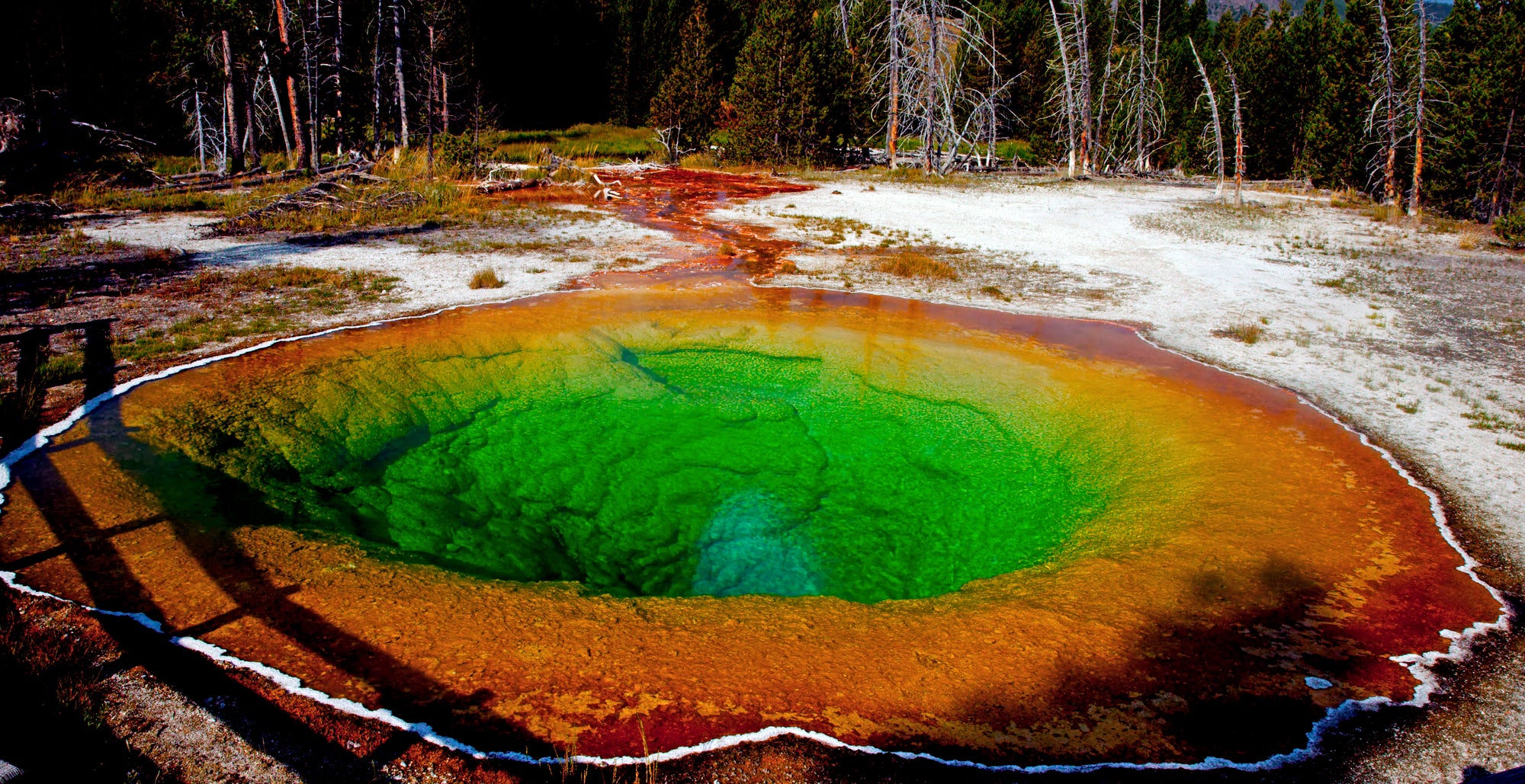 Morning Glory Pool Yellowstone National Park 4K Computer Screensaver