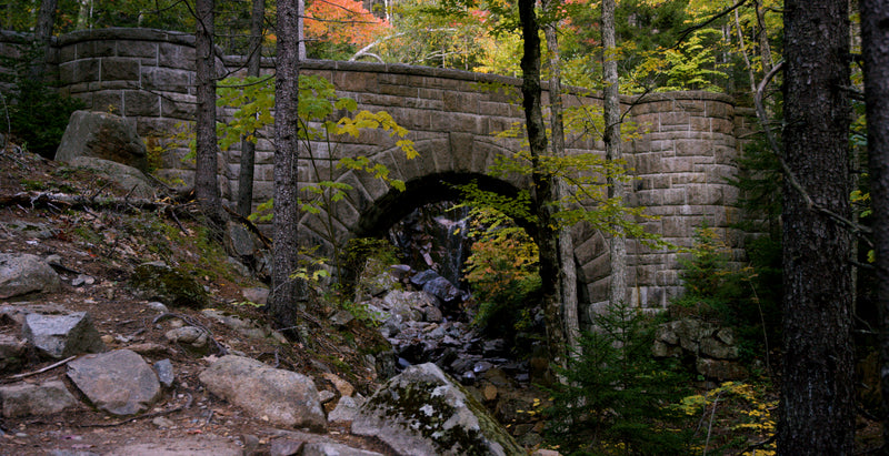 4K Screensaver | Waterfall Bridge | Acadia National Park | My Blu Horizon